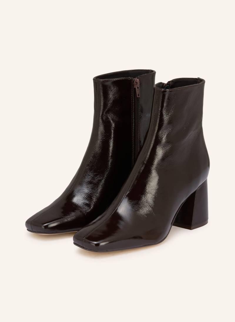 Mrs & Hugs Lack-Stiefeletten braun von Mrs & HUGS