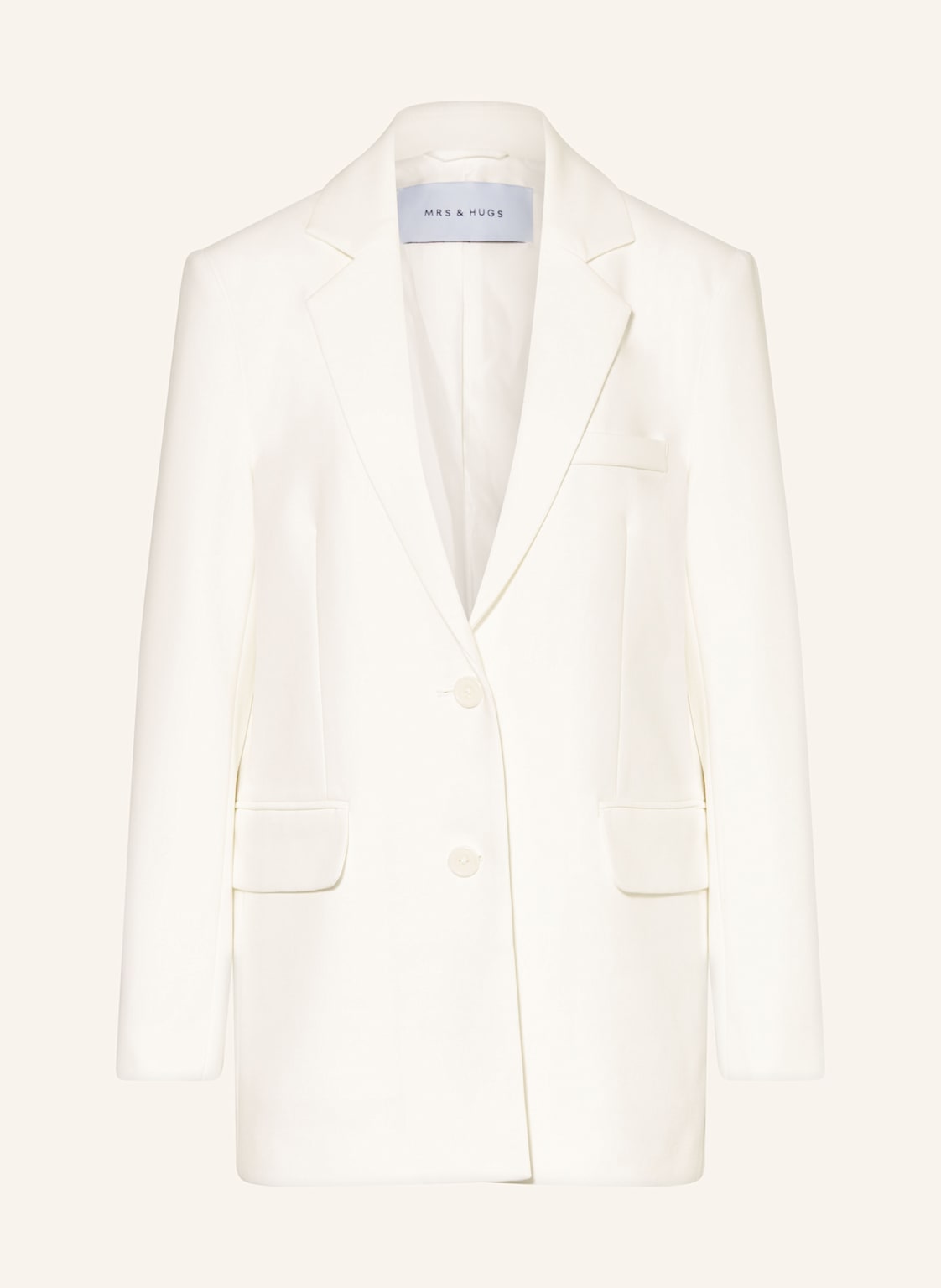 Mrs & Hugs Longblazer weiss von Mrs & HUGS