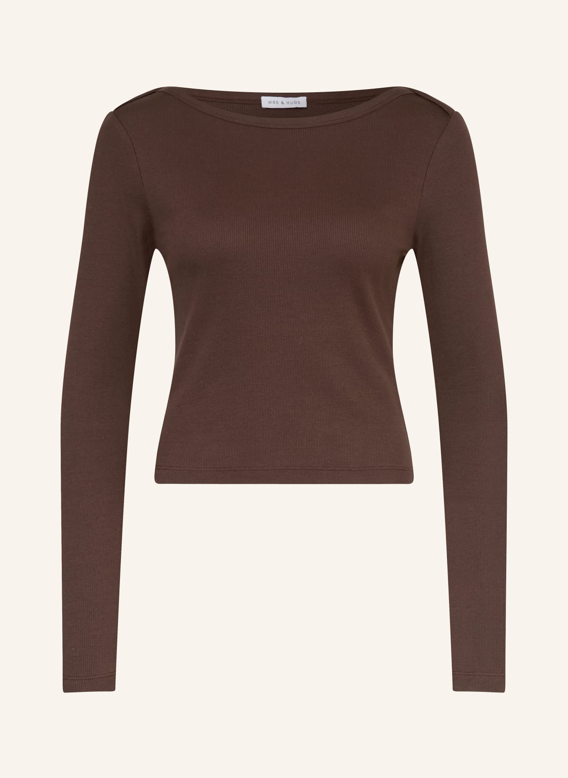 Mrs & Hugs Longsleeve braun von Mrs & HUGS