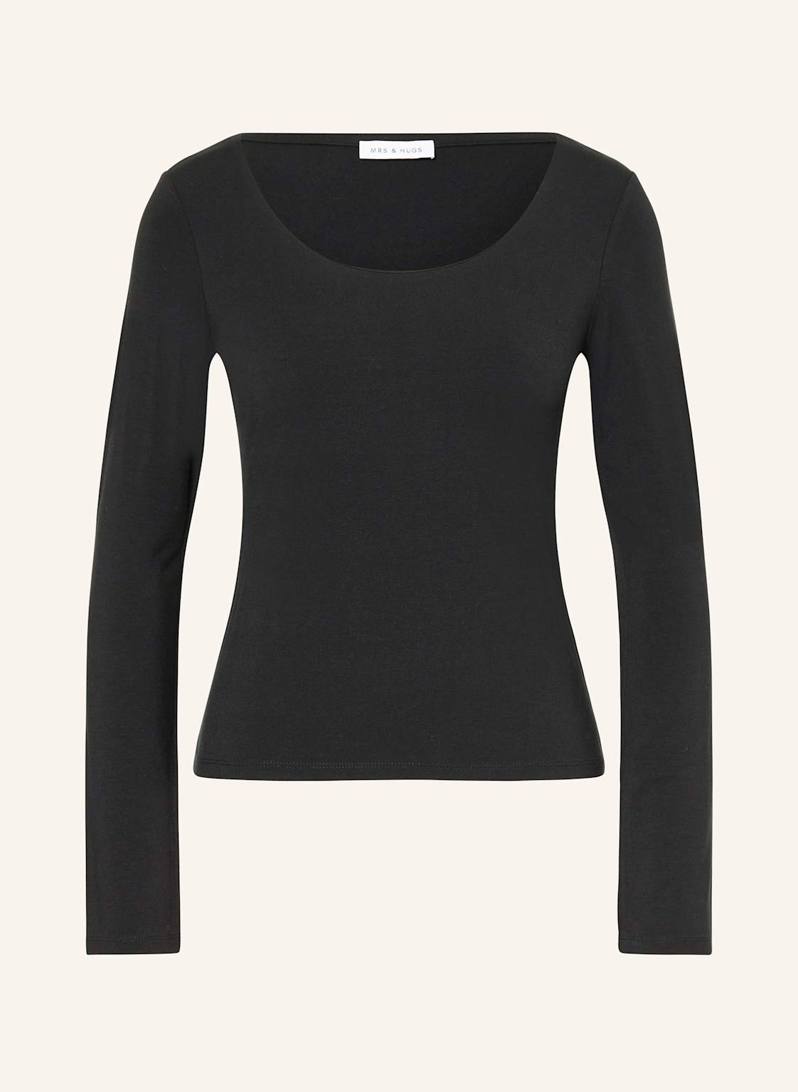 Mrs & Hugs Longsleeve schwarz von Mrs & HUGS