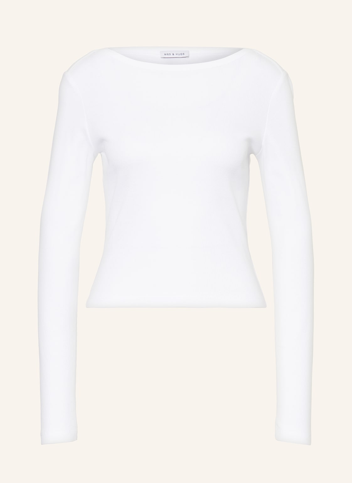 Mrs & Hugs Longsleeve weiss von Mrs & HUGS