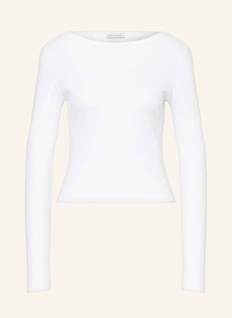 Mrs & Hugs Longsleeve weiss von Mrs & HUGS