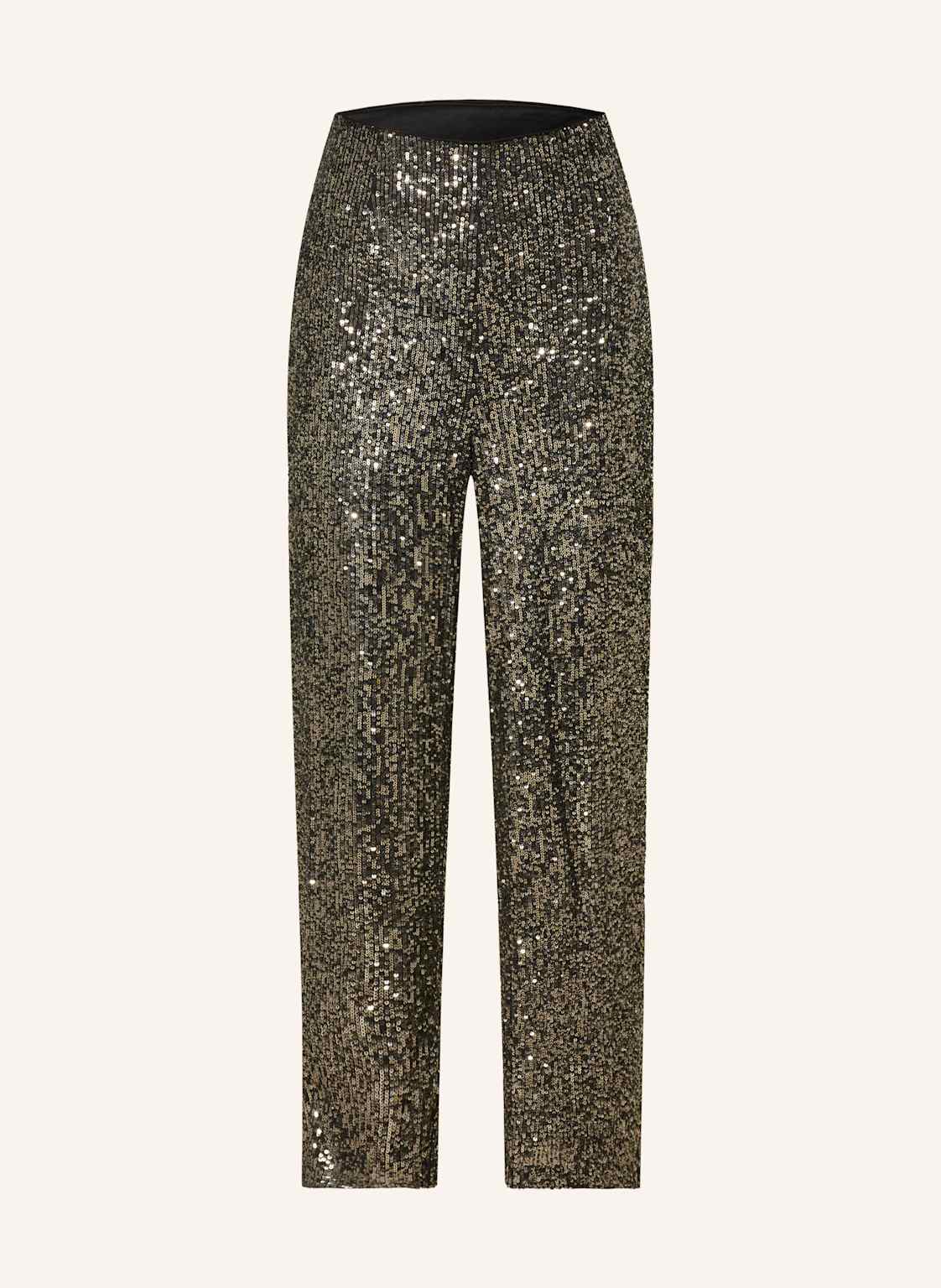 Mrs & Hugs Marlenehose Mit Pailletten grau von Mrs & HUGS