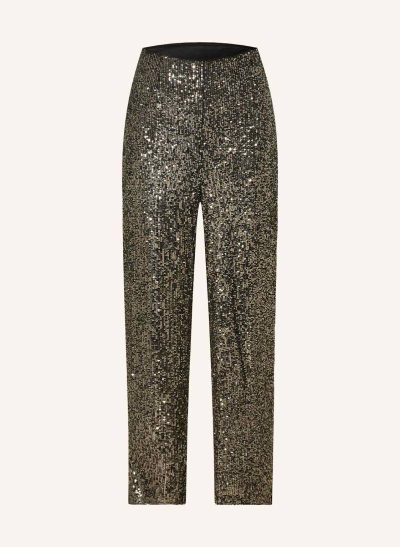 Mrs & Hugs Marlenehose Mit Pailletten grau von Mrs & HUGS