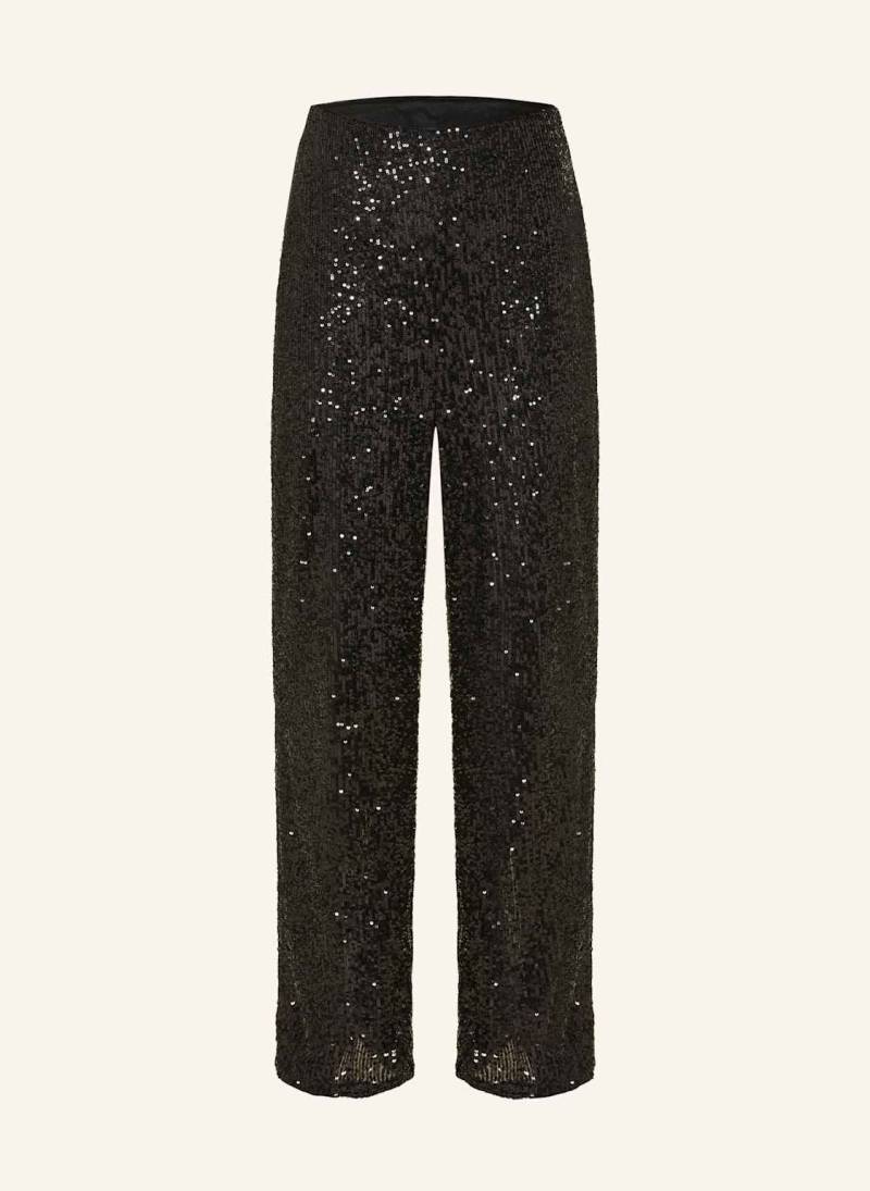 Mrs & Hugs Marlenehose Mit Pailletten schwarz von Mrs & HUGS