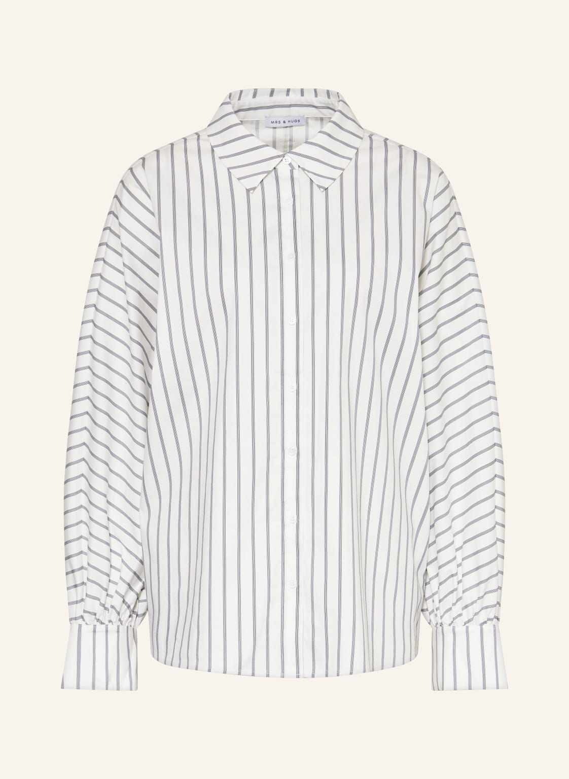 Mrs & Hugs Oversized-Hemdbluse weiss von Mrs & HUGS