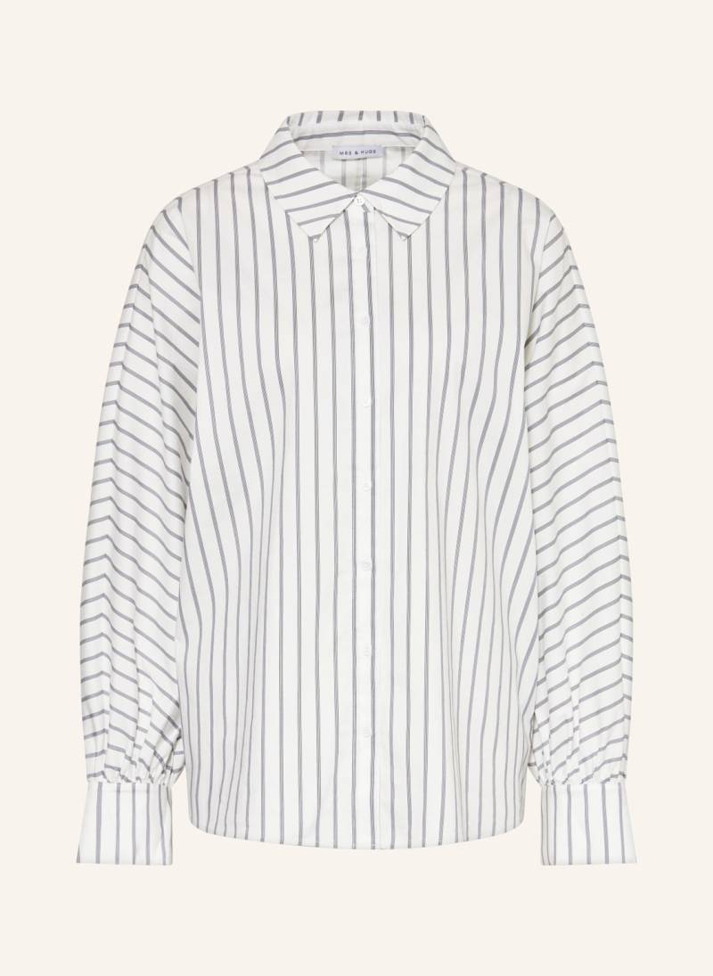 Mrs & Hugs Oversized-Hemdbluse weiss von Mrs & HUGS