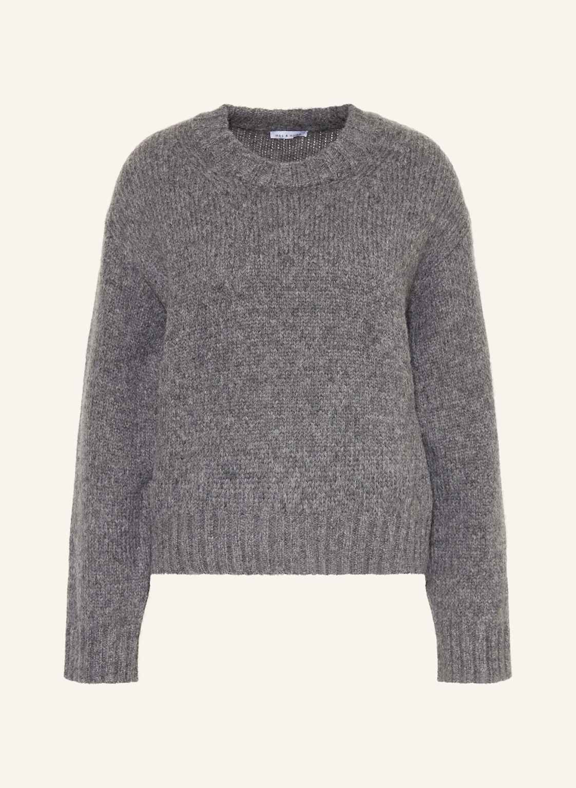 Mrs & Hugs Pullover Aus Alpaka grau von Mrs & HUGS