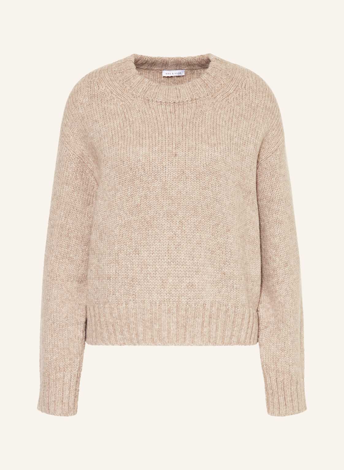 Mrs & Hugs Pullover Aus Alpaka beige von Mrs & HUGS