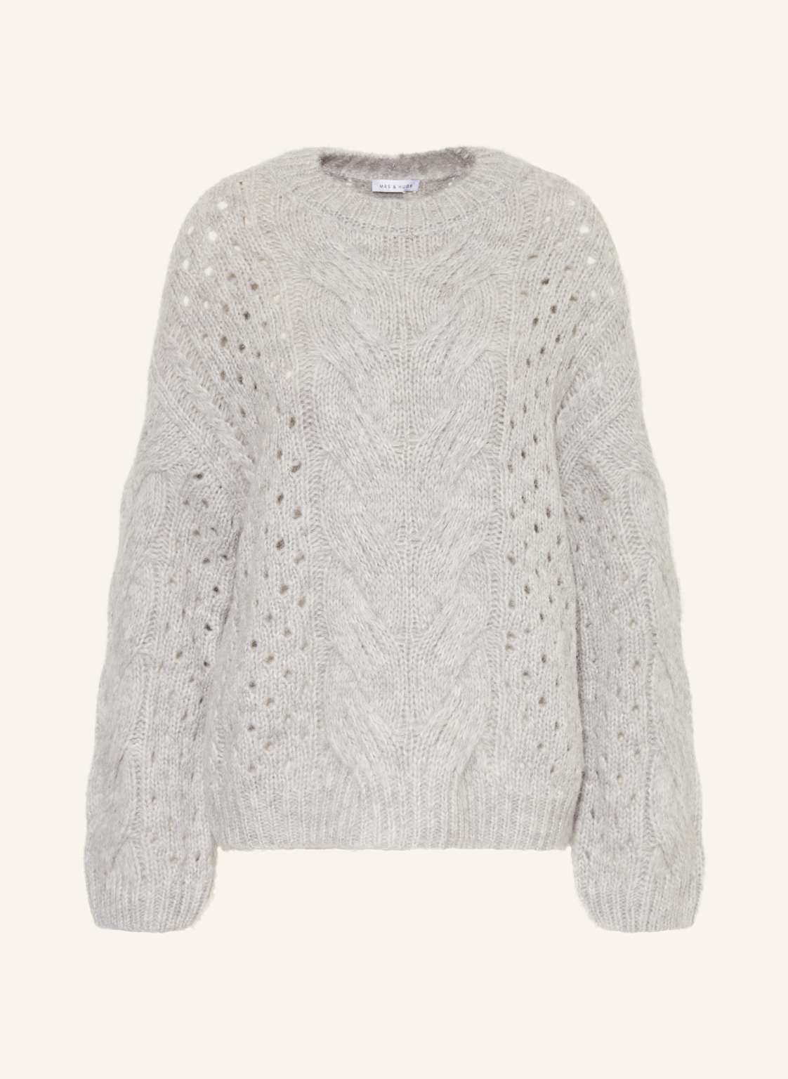 Mrs & Hugs Pullover Mit Alpaka grau von Mrs & HUGS