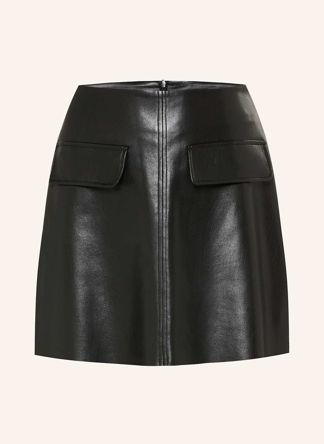 Mrs & Hugs Rock In Lederoptik schwarz von Mrs & HUGS