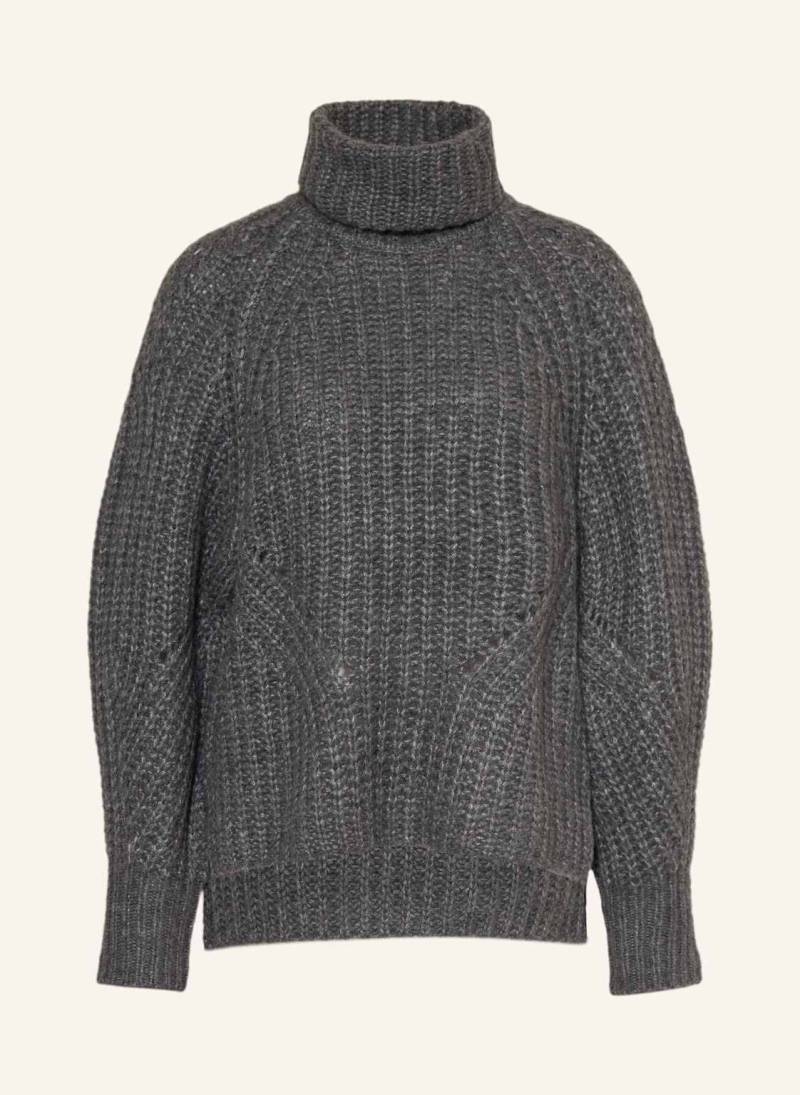 Mrs & Hugs Rollkragenpullover Aus Cashmere grau von Mrs & HUGS