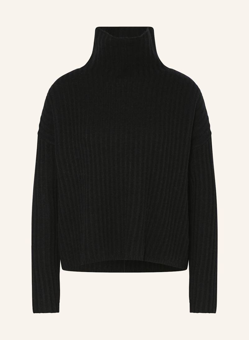 Mrs & Hugs Rollkragenpullover Mit Cashmere schwarz von Mrs & HUGS