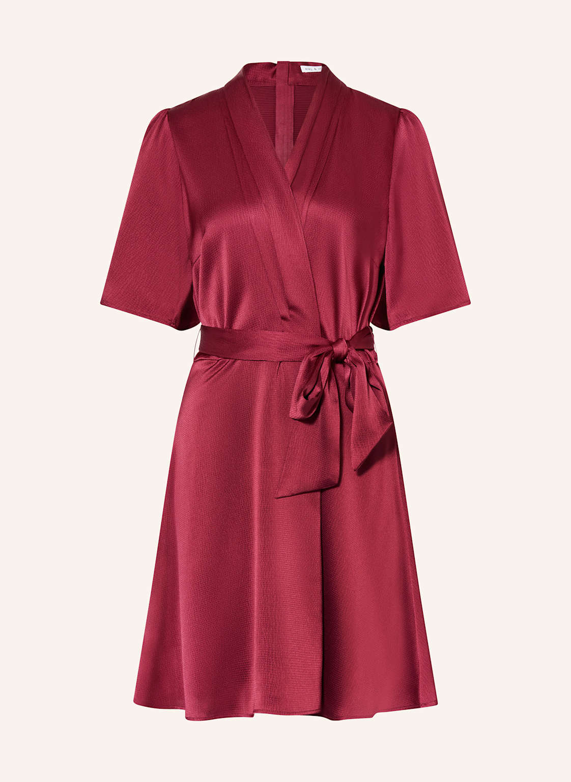 Mrs & Hugs Satinkleid In Wickeloptik rot von Mrs & HUGS