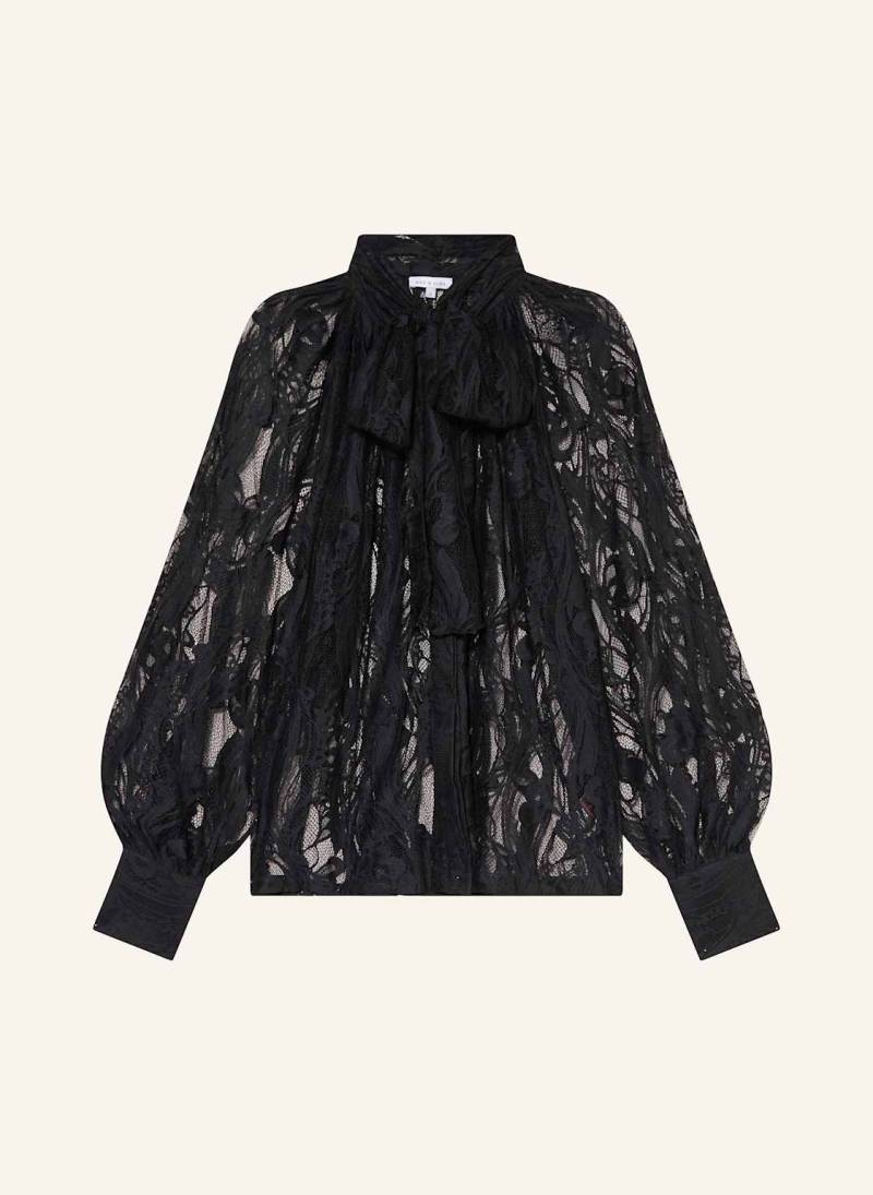 Mrs & Hugs Schluppenbluse Aus Lochspitze schwarz von Mrs & HUGS