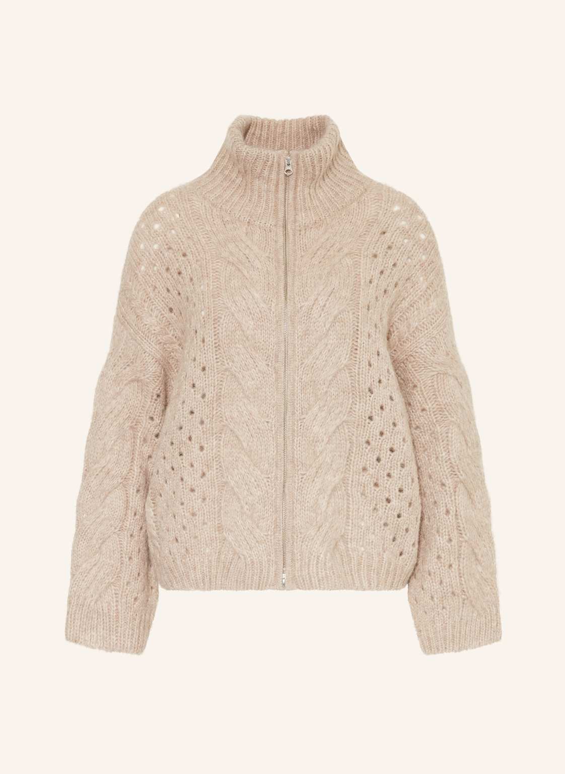 Mrs & Hugs Strickjacke Mit Alpaka weiss von Mrs & HUGS