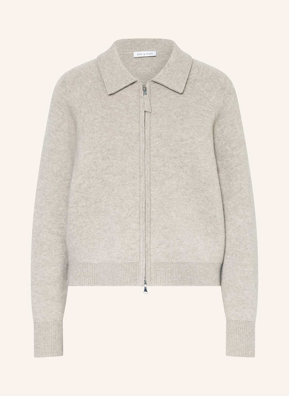 Mrs & Hugs Strickjacke Mit Cashmere beige Mrs & Hugs Strickjacke Mit Cashmere beige von Mrs & HUGS