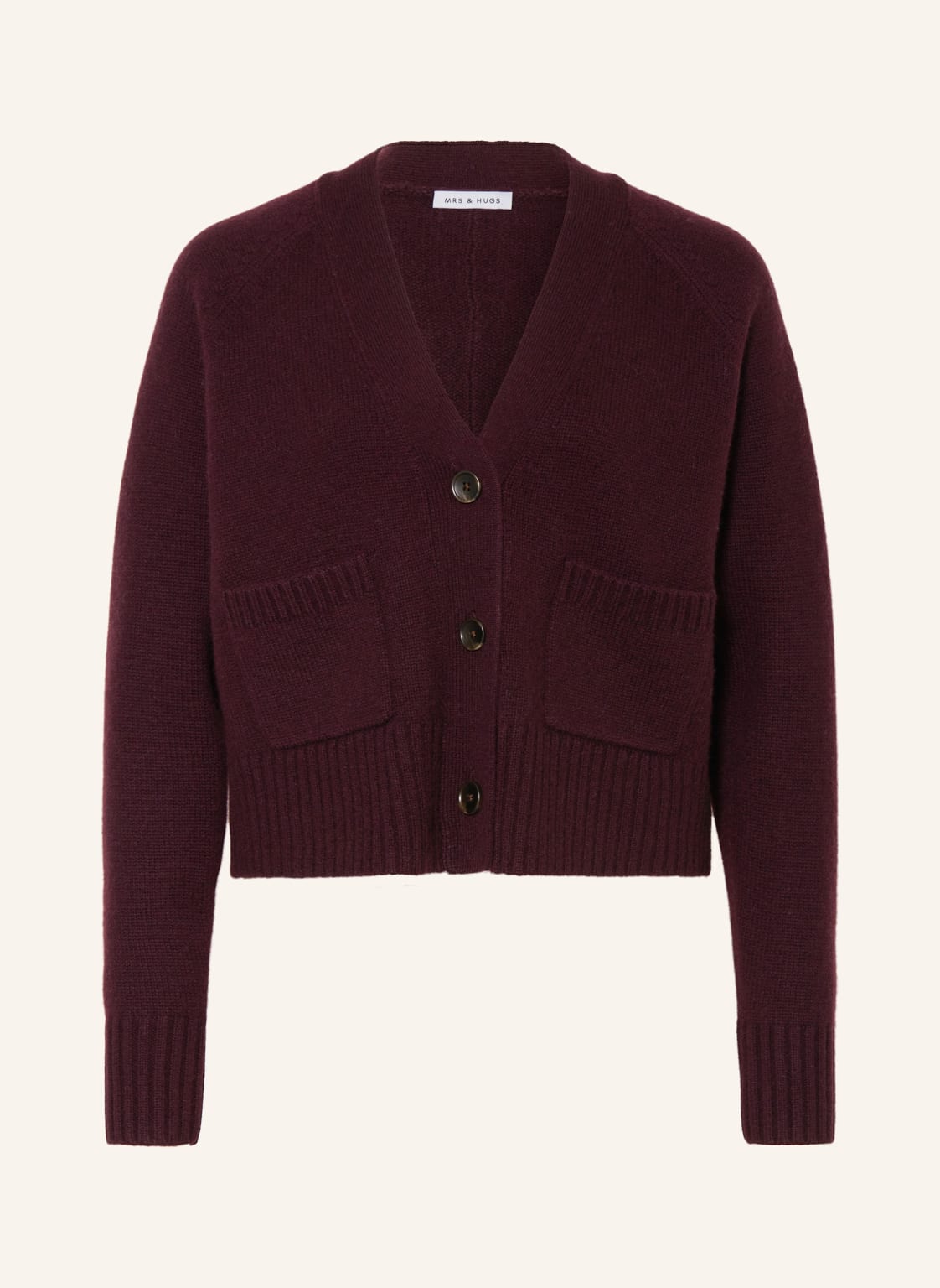 Mrs & Hugs Strickjacke Mit Cashmere rot von Mrs & HUGS