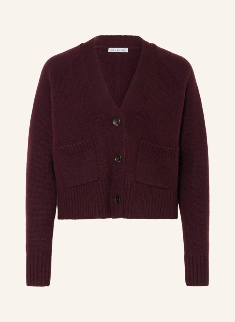 Mrs & Hugs Strickjacke Mit Cashmere rot von Mrs & HUGS