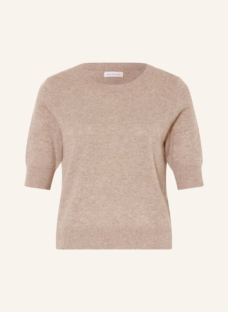 Mrs & Hugs Strickshirt Aus Cashmere beige von Mrs & HUGS
