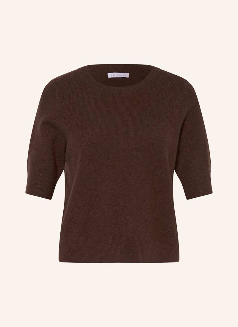Mrs & Hugs Strickshirt Aus Cashmere braun von Mrs & HUGS