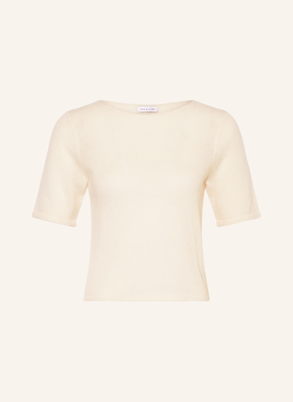 Mrs & Hugs Strickshirt Aus Cashmere weiss von Mrs & HUGS