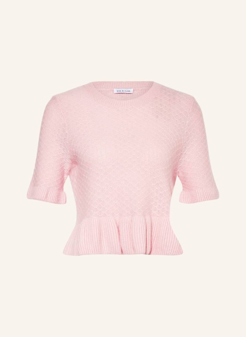 Mrs & Hugs Strickshirt Mit Cashmere rosa von Mrs & HUGS