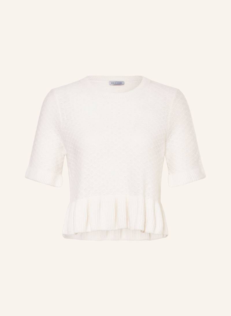 Mrs & Hugs Strickshirt Mit Cashmere weiss von Mrs & HUGS