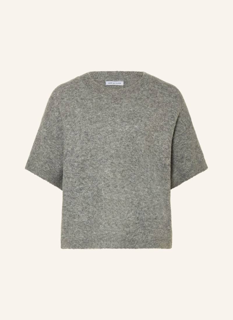Mrs & Hugs Strickshirt grau von Mrs & HUGS
