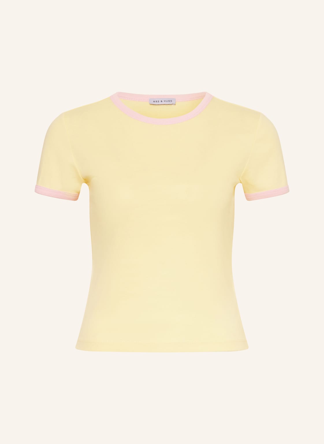 Mrs & Hugs T-Shirt gelb von Mrs & HUGS