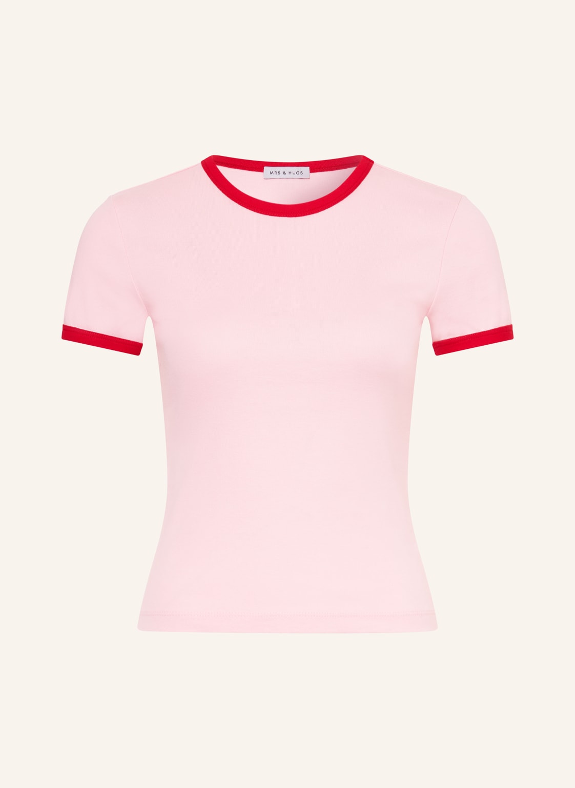 Mrs & Hugs T-Shirt rosa von Mrs & HUGS