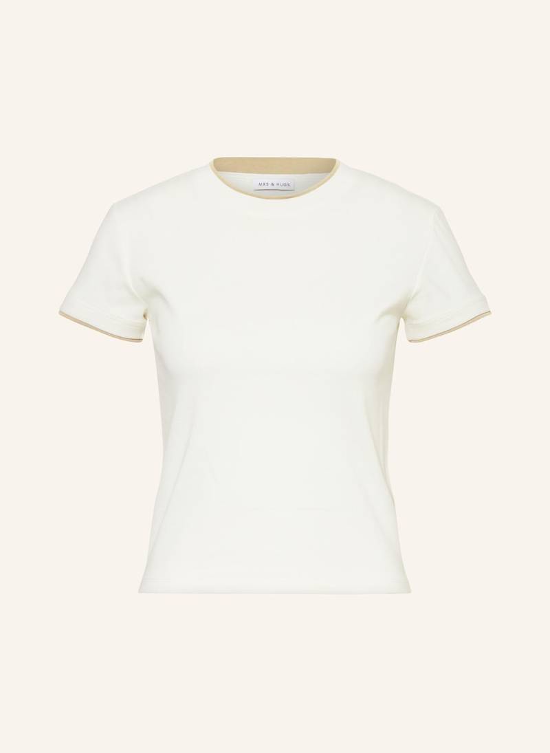 Mrs & Hugs T-Shirt weiss von Mrs & HUGS