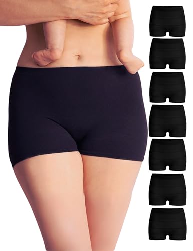 Mrs. Mum Wochenbett Unterwäsche I ÖkoTex I Made in EU I 7 STK I Postpartum Unterwäsche waschbar I Damen Unterhosen nach Entbindung I Kaiserschnitt Unterhose von Mrs. Mum