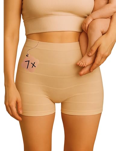 Mrs. Mum Wochenbett Unterwäsche I ÖkoTex I Made in EU I 7 STK I Postpartum Unterwäsche waschbar für nach Entbindung und Kaiserschnitt von Mrs. Mum