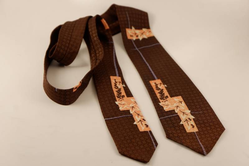 Schmale Viskose Krawatte/ Ende 1950Er Jahre von MrsBabbitts