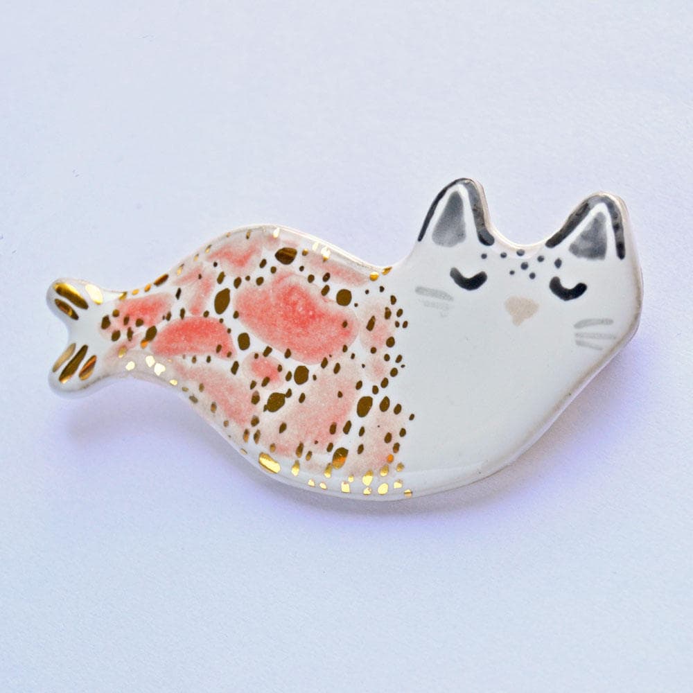 Meerjungfrau Schmuck, Brosche, Katzen Katze Anstecknadel, Geschenk von MrsBiscuitArt