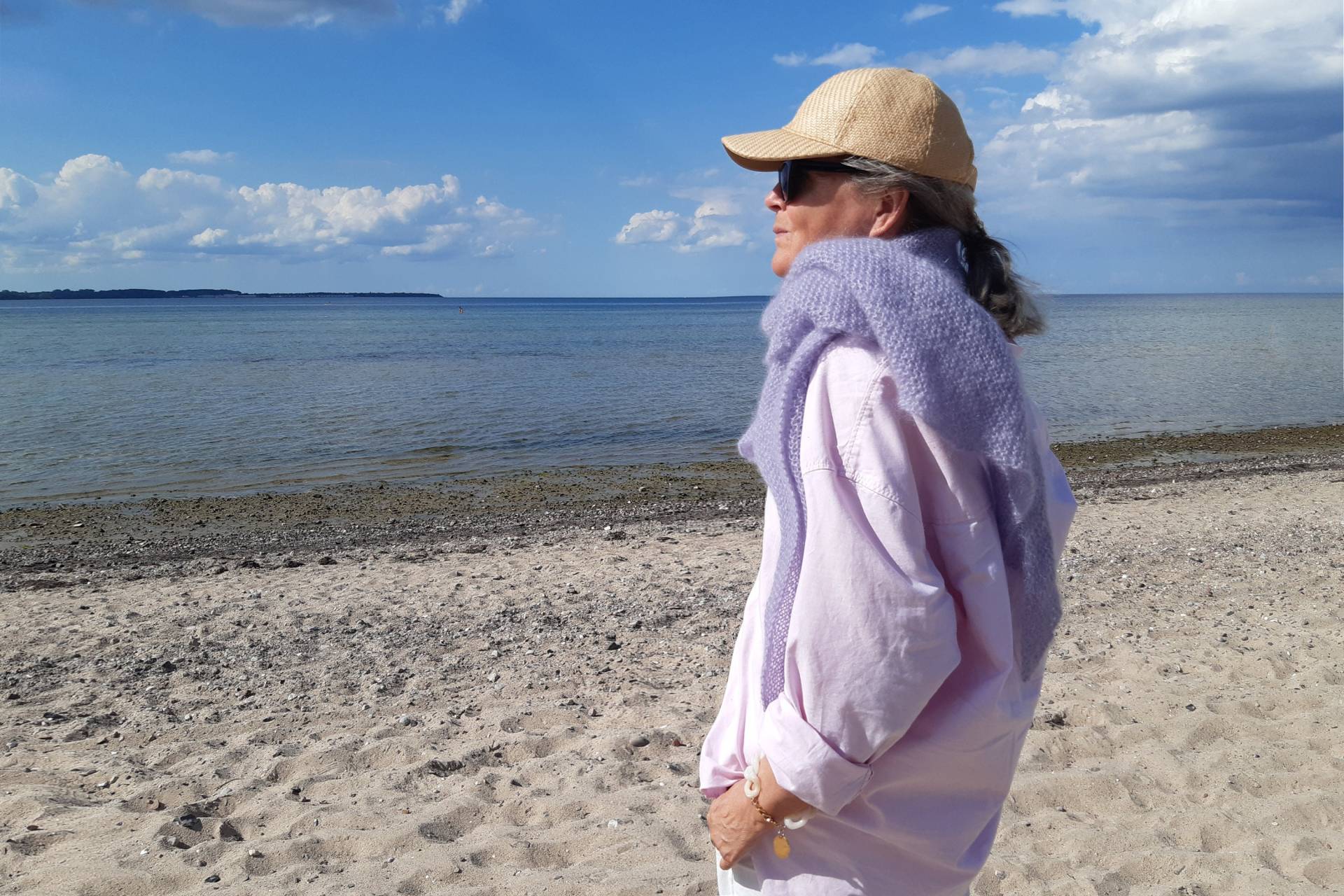 Unikat, Flieder Weiches Mohairtuch Xl, Seide, Mohair, Stola, Schultertuch, Federleicht, Kuschelig, Scarf von MrsLisbeth