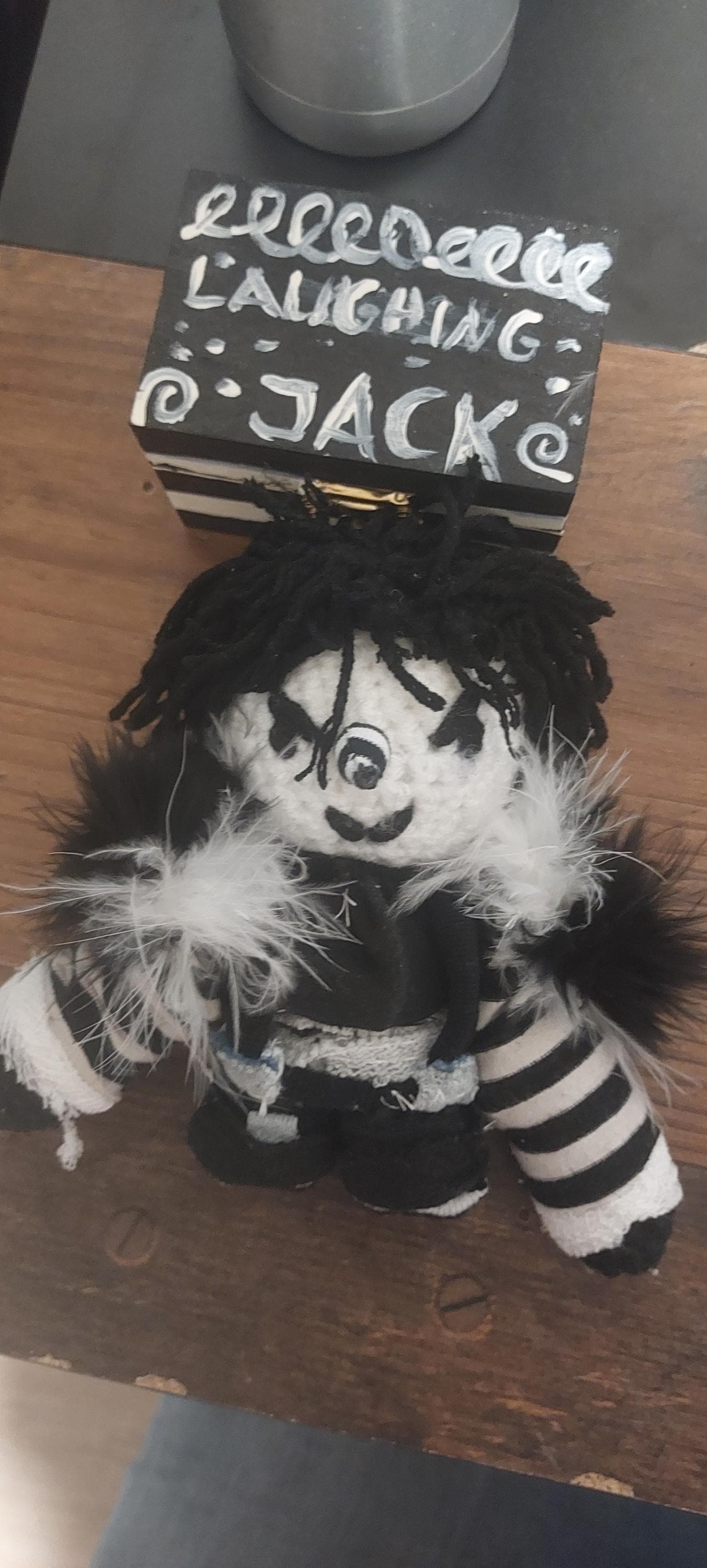 Creepypasta Mystery Box | Handmade Crochet Plush/Keychain Doll Included All Dolls Are Unique von MrsMonochromeStudio