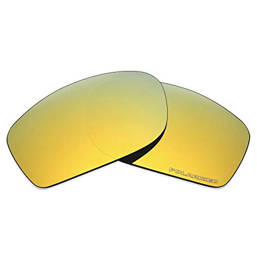 Mryok+ Polarisierte Ersatzgläser für Oakley Fives Squared - 24K Gold von Mryok