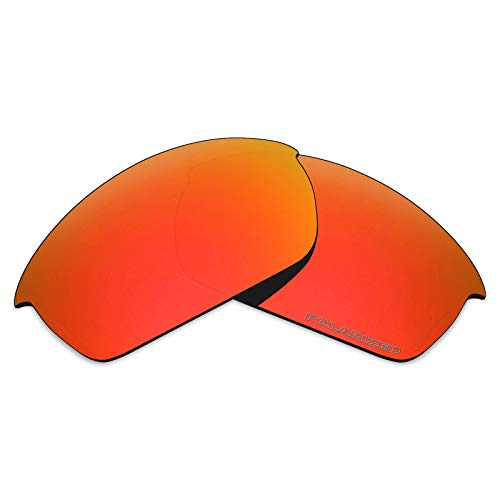 Mryok+ Polarisierte Ersatzgläser für Oakley Flak Jacket - Fire Red von Mryok