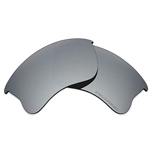 Mryok+ Polarisierte Ersatzgläser für Oakley Flak Jacket XLJ - Silver Titanium von Mryok