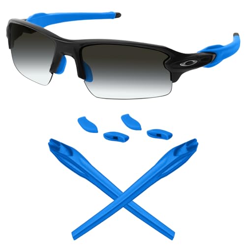 Mryok Ersatz Earsocks Nosepieces Kits für Oakley Flak 2.0/2.0 XL Sonnenbrille - Himmelblau von Mryok