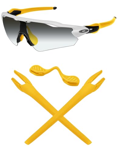 Mryok Ersatz Earsocks Nosepieces Kits für Oakley Radar EV Series Sonnenbrille - Gelb von Mryok