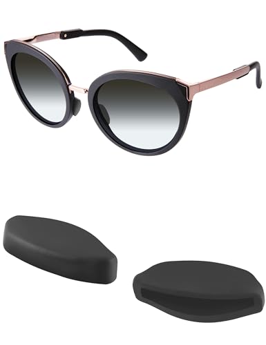 Mryok Ersatz-Nasenpads für Oakley Frogskins Range OO8284 OO8284A Sonnenbrille, 1 Paar, Grau, Euro-Passform, Einheitsgröße von Mryok