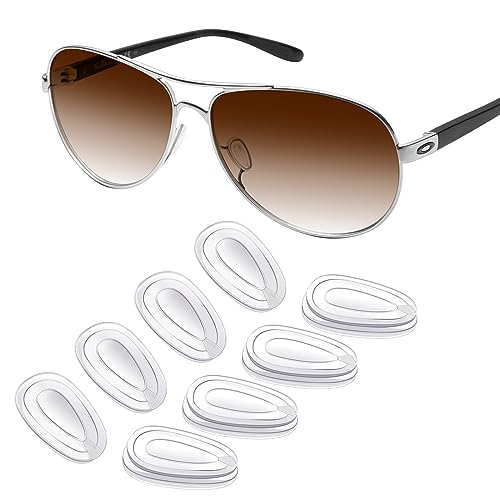 Mryok Ersatz-Nasenpads für Oakley Wingfold EVR EVS Sonnenbrille - Optionen, 4 Paar, Einheitsgröße von Mryok