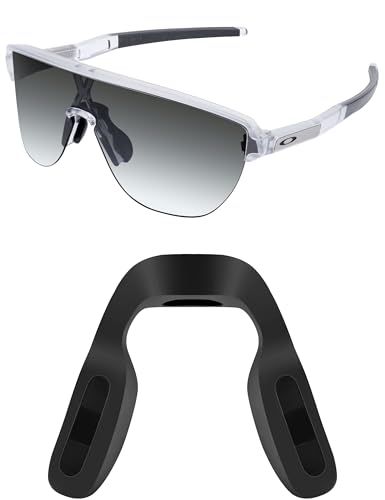Mryok Ersatz-Nasenpolster für Oakley Actuator OO9250/Actuator OO9250A Sonnenbrille - Optionen, Schwarz , High Bridge Fit von Mryok