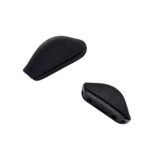 Mryok Ersatz-Nasensteger für Oakley Straightlink OO9331, Schwarze Nasenpads mit harter Basis, Euro-Passform, Einheitsgröße Mryok Ersatz-Nasensteger für Oakley Straightlink OO9331, Schwarze Nasenpads mit harter Basis, Euro-Passform, Einheitsgröße von Mryok