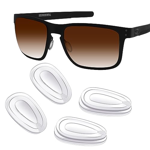 Mryok Ersatz-Nasenstücke Nasenpads für Oakley Holbrook Metall Sonnenbrille - Optionen, 2 Paar, Einheitsgröße von Mryok