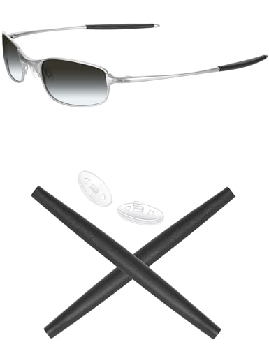 Mryok Ersatz-Ohrpolster für Oakley Square Wire 2.0 Sonnenbrille, Optionen Gr. Einheitsgröße, grau von Mryok