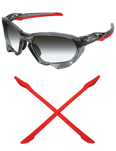 Mryok Ersatz-Ohrstöpsel für Oakley Plazma OO9019 / Plazma AF OO9019A Sonnenbrille, rot, Einheitsgröße von Mryok